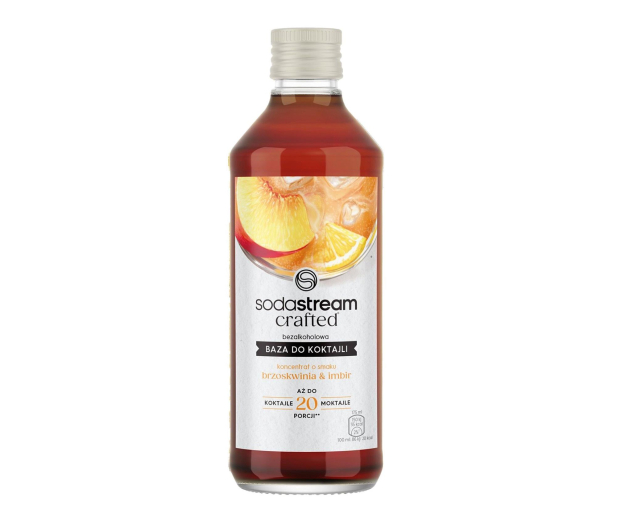 SodaStream CRAFTED MIXERS PEACH GINGER LEMON FLAVOR ST 330ML - 1310280 - zdjęcie